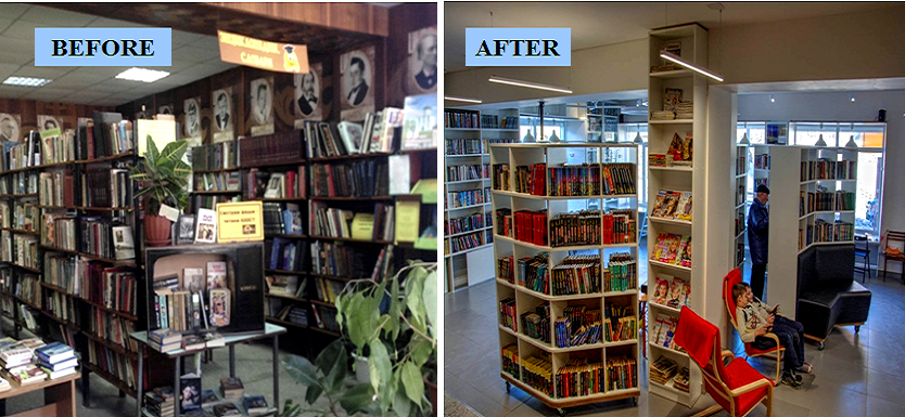 Photo of Боголюбовская библиотека до и после ремонта
